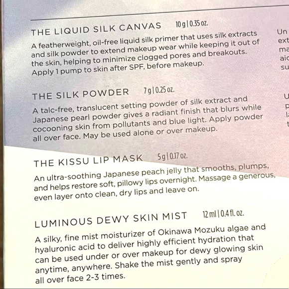 TATCHA 4 PC No-Filter Essentials Set LIMITED EDITION - Picture 13 of 16